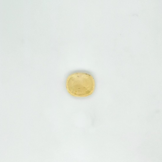 Yellow Sapphire (Pukhraj) 5.58 Ct Lab Tested